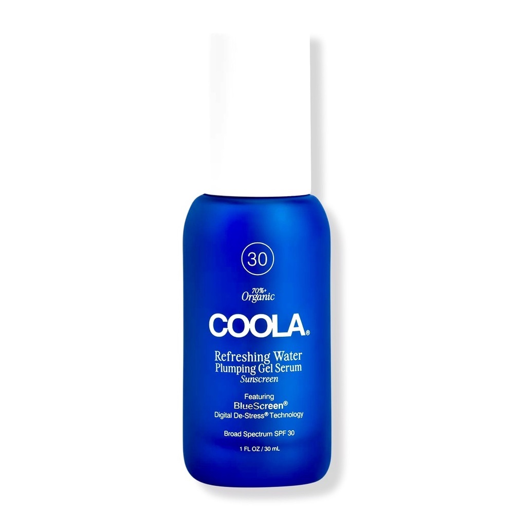 COOLA Refreshing Water Plumping Gel Serum Sunscreen SPF 30 1oz/30ml